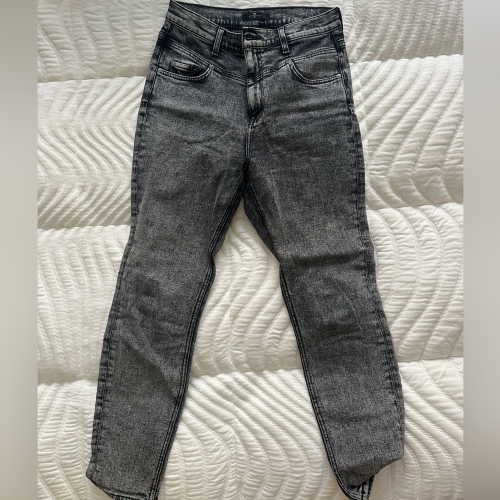 Women's Black 7 for all Mankind Jeans